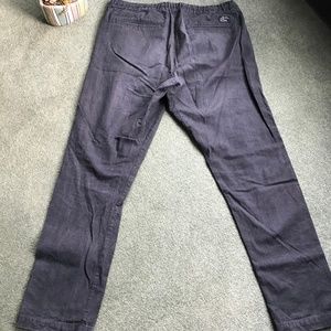 OBEY brand Traveler Slub Twill Pant DkGray/Black